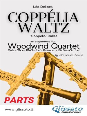 cover image of Coppélia Waltz--Woodwind Quartet (Parts)